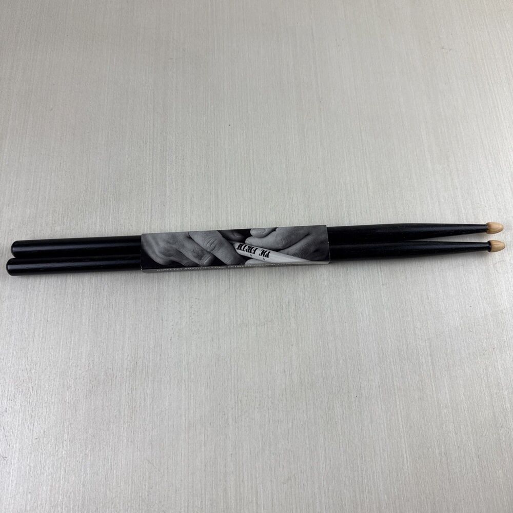 Vic Firth American Classic 5B Drum Sticks With Black Finish Pair New Hickory